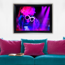 Wallity Cuadro Decorativo Enmarcado Multicolor 35 x 45 cm